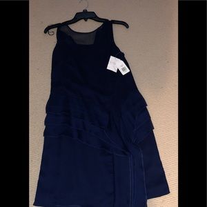 NWT Jessica Simpson knee length dark blue dress